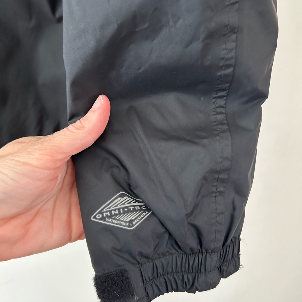 Columbia Arcadia II Black Rain Jacket rain Omni-Tech waterproof Size Medium - Picture 4 of 10